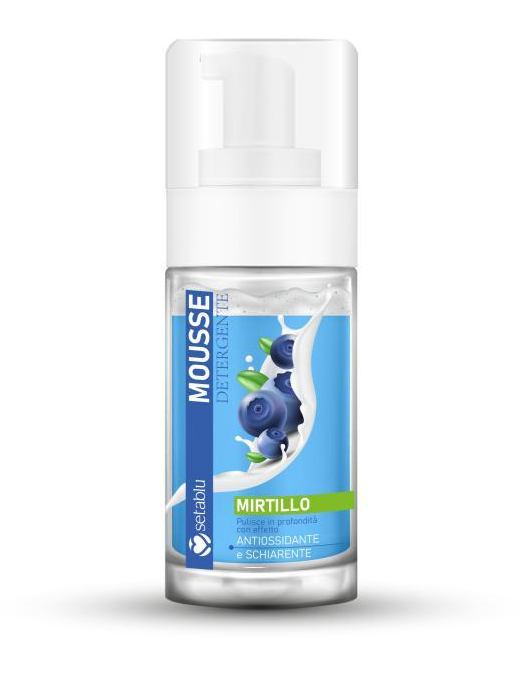 MOUSSE DETERGENTE BIFASICA 120 ml MIRTILLO