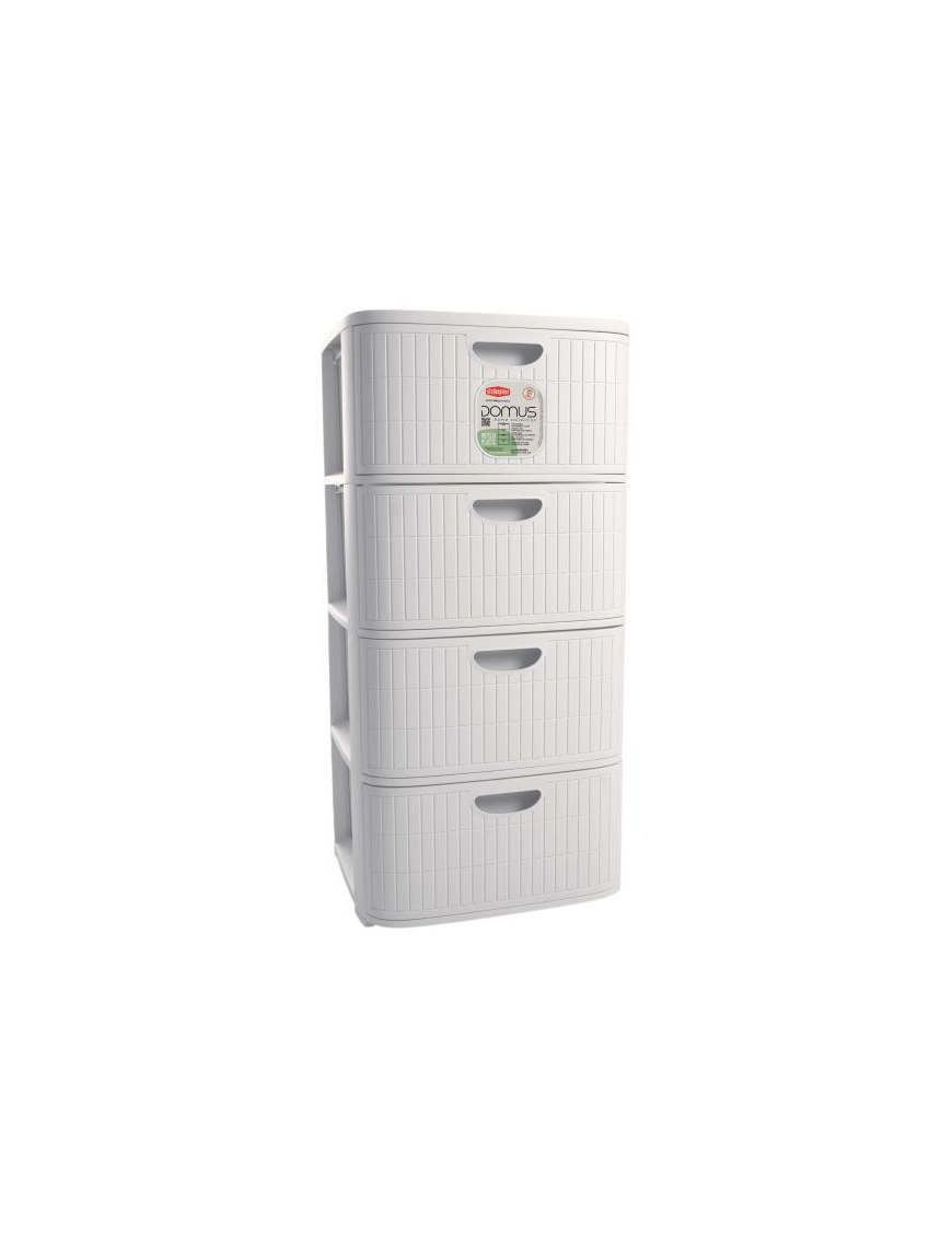 CASSETTIERA 4 CASSETTI BIANCO  cm40x40x80h