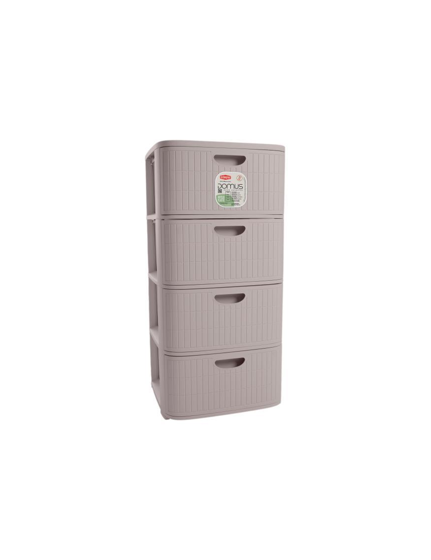 CASSETTIERA 4 CASSETTI BEIGE  cm 40x40x80h