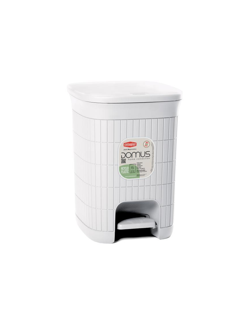 PATTUMIERA 20 lt BIANCO 31x27x38h cm