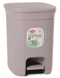 PATTUMIERA 20 lt  BEIGE 31x27x38h cm
