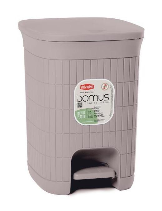 PATTUMIERA 20 lt  BEIGE 31x27x38h cm