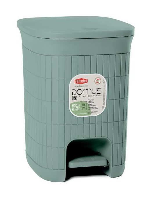 PATTUMIERA 20 lt  GREEN TEA 31x27x38h cm