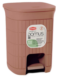 PATTUMIERA  6 lt MOCHA 20,5x20,5x28h cm