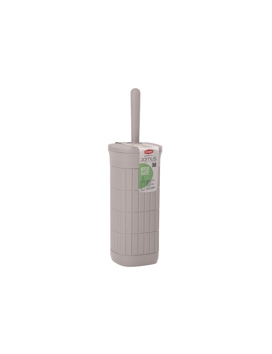 GREIGE BATHROOM BRUSH 11.5x11.5xh40 cm