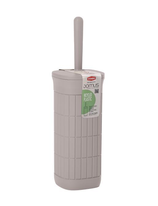 GREIGE BATHROOM BRUSH 11.5x11.5xh40 cm