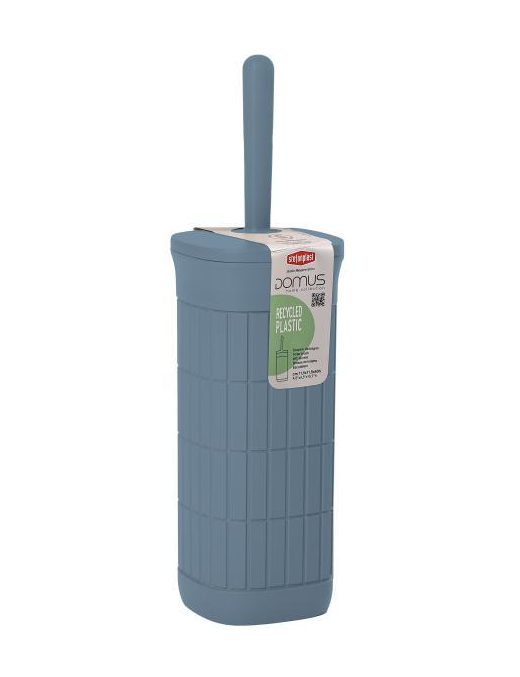 BLUE BATHROOM BRUSH 11.5x11.5xh40 cm