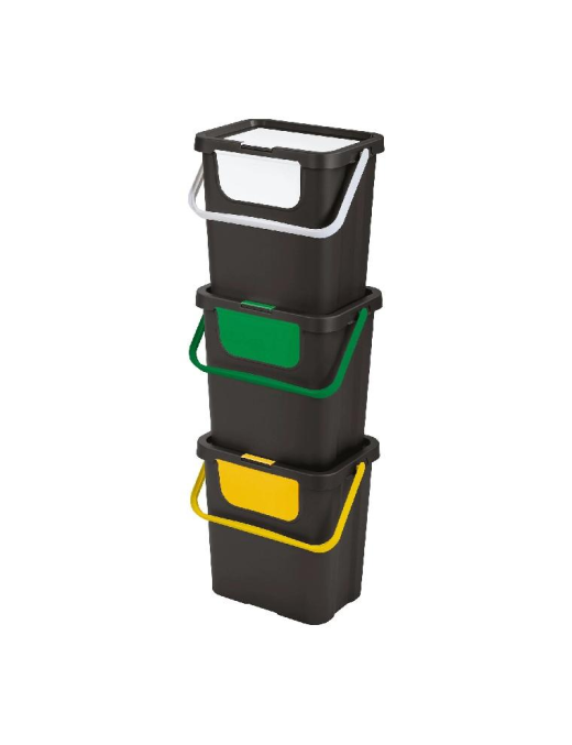 MODA 3-piece 24-litre waste separation bin