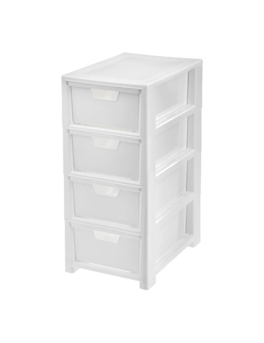 CASSETTIERA LINEA MINI 4CASSETTI BIANCO