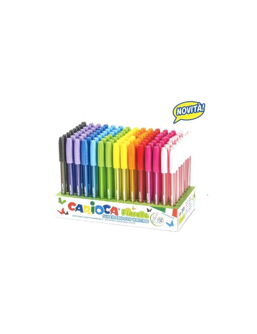 CARIOCA PENNE FIORELLA FLUO 120pezzi