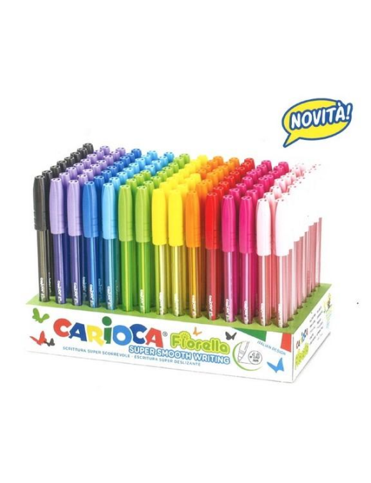 CARIOCA PENNE FIORELLA FLUO 120pezzi