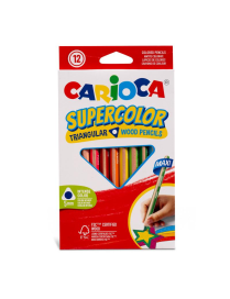 CARIOCA SUPERC PASTELLI TRIANG 12pezzi