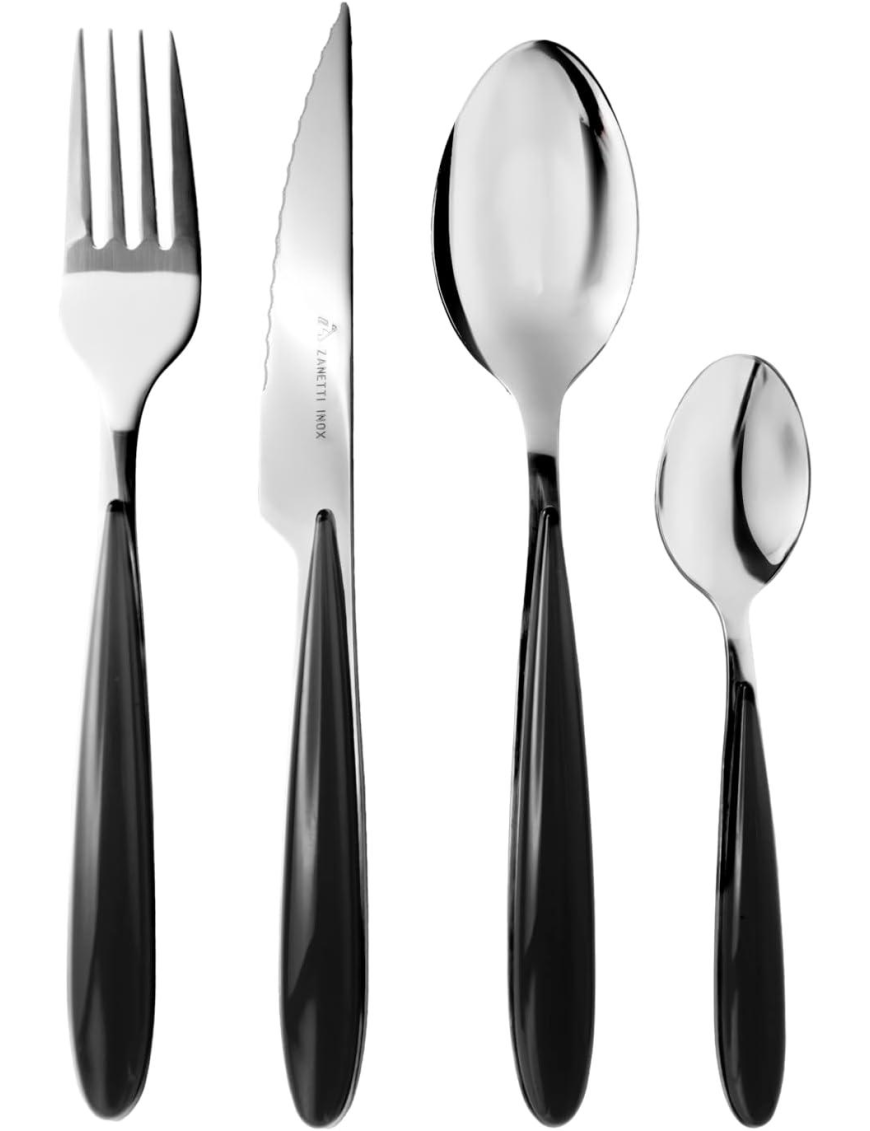 SERVIZIO POSATE 24pezzi  ELEGANCE GRIGIO