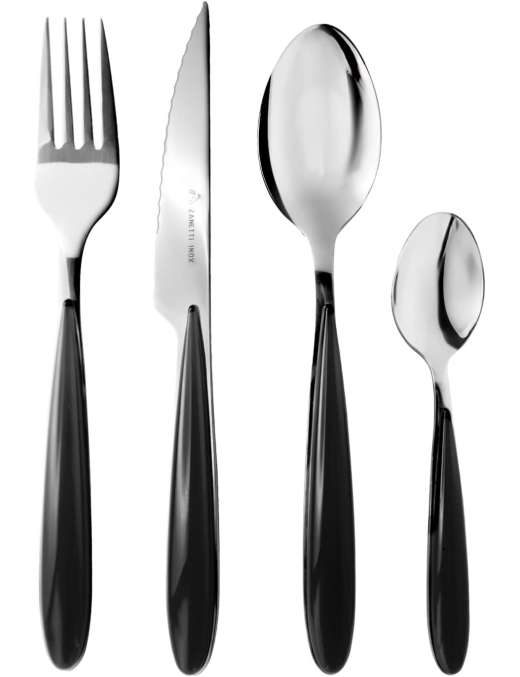 SERVIZIO POSATE 24pezzi  ELEGANCE GRIGIO