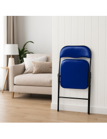 SEDIA PIEGHEVOLE BLU 44x46x79 d22x0,8mm