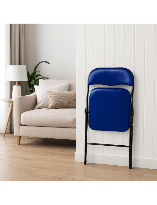 SEDIA PIEGHEVOLE BLU 44x46x79 d22x0,8mm