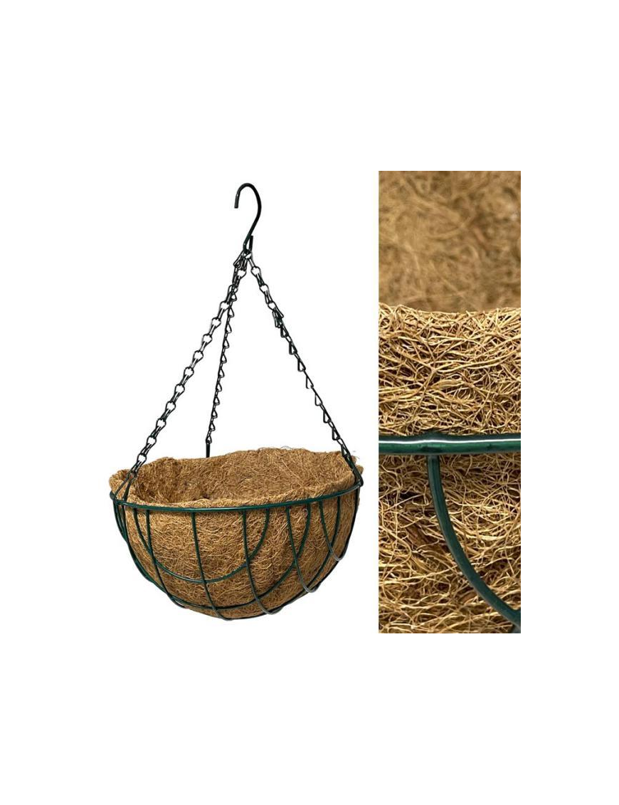 COCONUT HANGING PLANTER 30x14.5cm