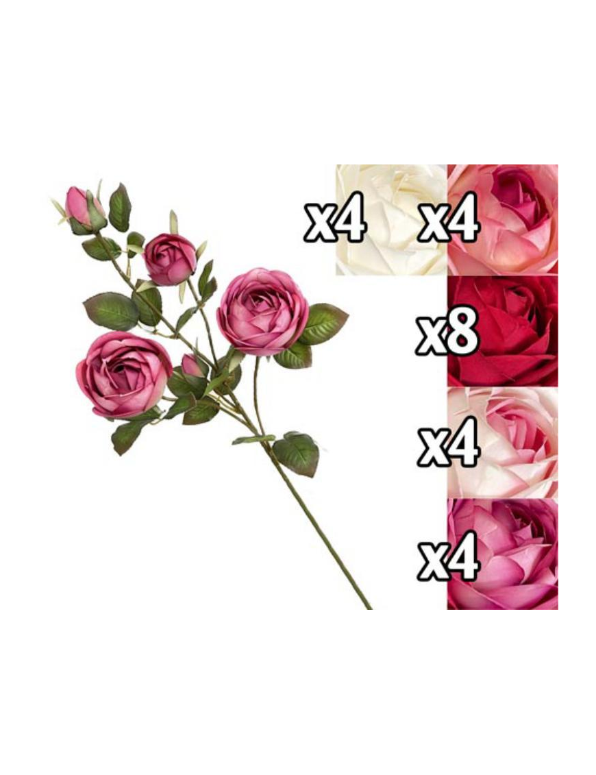 ROSE STEM WITH BUDS 70cm