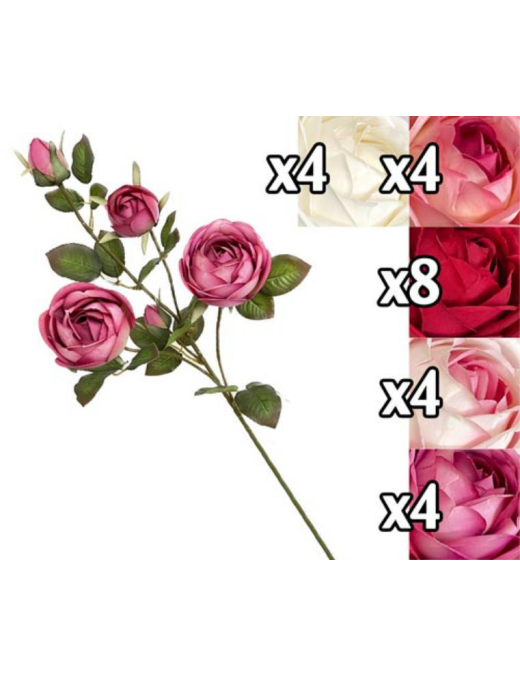 ROSE STEM WITH BUDS 70cm