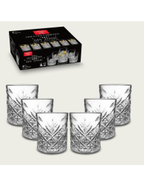BICCHIERI VETRO 6 PEZZI GIN TONIC 33 CENTILITRI