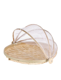 BAMBOO FOOD COVER 35x23 CENTIMETERS