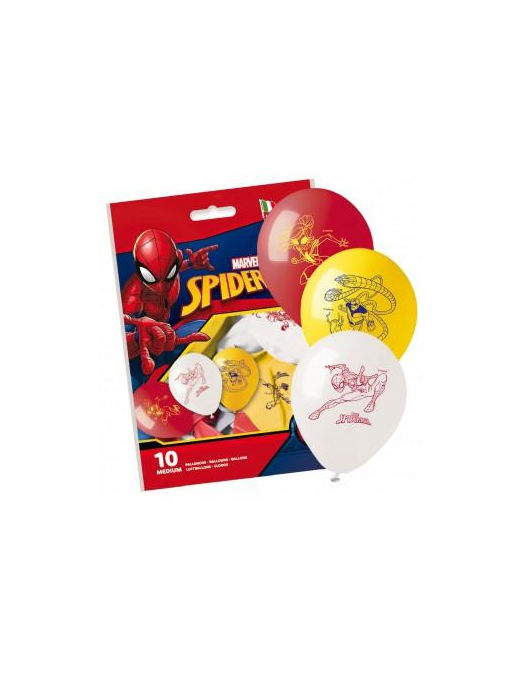 SPIDERMAN PALLONCINI 10 PEZZI