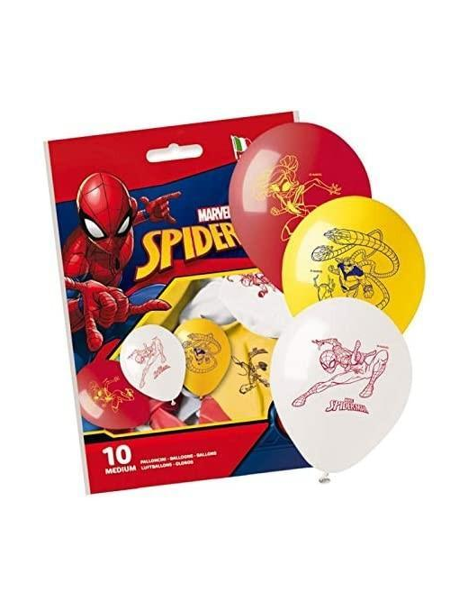 SPIDERMAN PALLONCINI 10 PEZZI