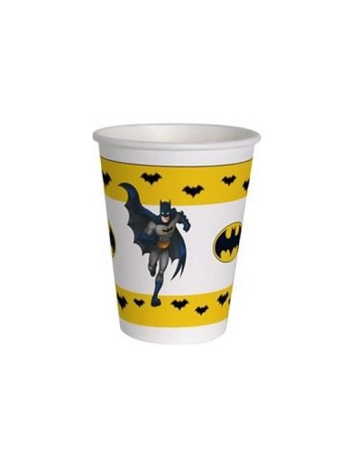 BATMAN GLASSES 200 ML 12 PIECES