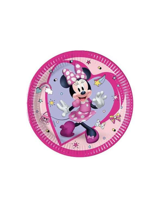 MINNIE PIATTI 20 CENTIMETRI 8 PEZZI