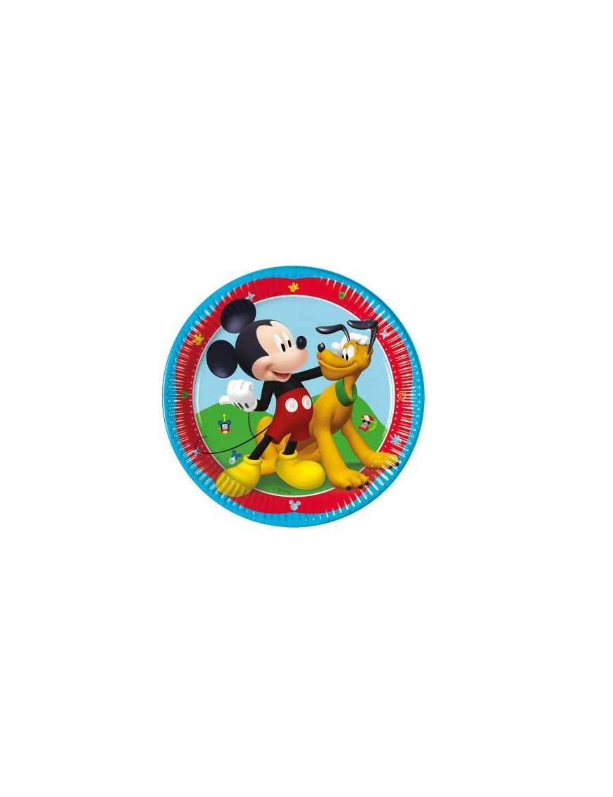 MICKEY PIATTI 20 CENTIMETRI 8 PEZZI