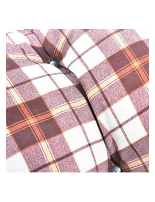 POLTRONA COMODONE CON 3 POSIZIONI, COLORE MARRONE E BIANCO