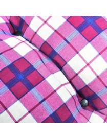 POLTRONA COMODONE CON 3 POSIZIONI, COLORE ROSSO E BIANCO
