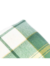 SIENA MOLISANA ARMCHAIR IN WALNUT WOOD, GREEN AND WHITE COLORS