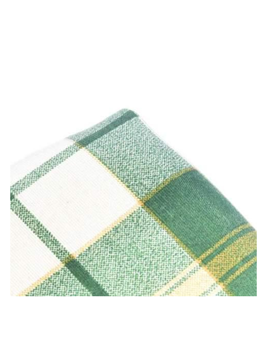 POLTRONA SIENA MOLISANA IN LEGNO NOCE, COLORE VERDE E BIANCO