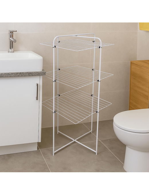 VERTICAL FLOOR DRYER IN STEEL AURA 30 123x68x68 CENTIMETERS