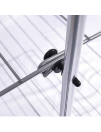 VERTICAL FLOOR DRYER IN STEEL AURA 40 175x68x68 CENTIMETERS