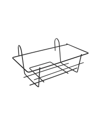 FIORIERA CIARY 40 CENTIMETRI NERA