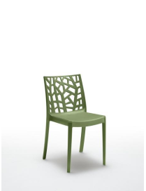SEDIA MATRIX SENZA BRACCIOLI VERDE PINO 55x47x82cm