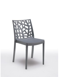 SEDIA MATRIX SENZA BRACCIOLI GRIGIO CHIARO 55x47x82cm