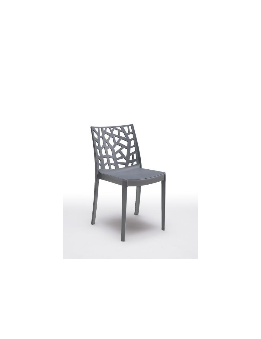 MATRIX CHAIR WITHOUT ARMRESTS LIGHT GRAY 55x47x82cm