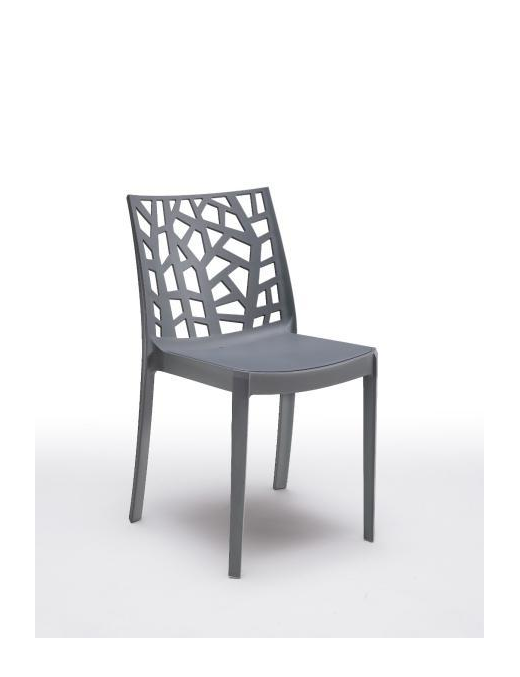 MATRIX CHAIR WITHOUT ARMRESTS LIGHT GRAY 55x47x82cm