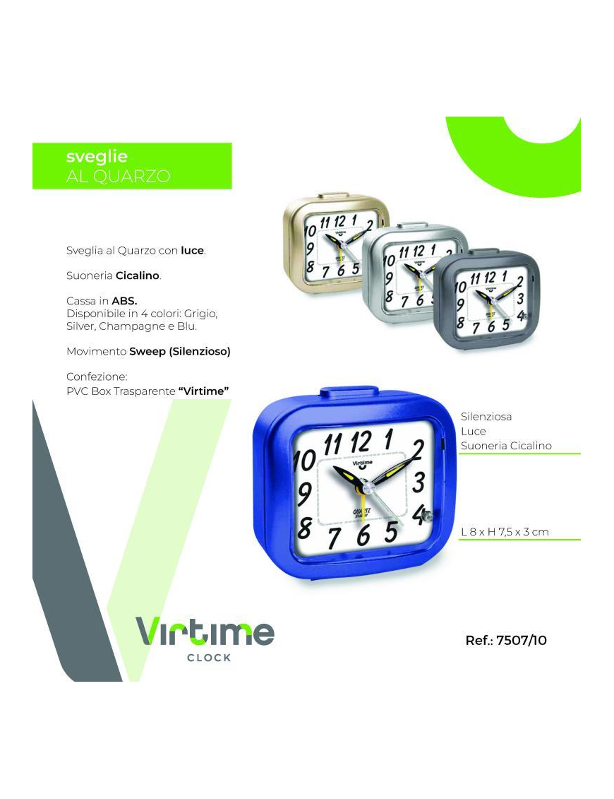 QUARTZ SWEEP METAL ALARM