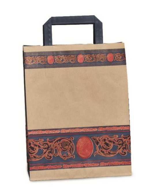 SHOPPER CAMMEO BLU 22+10x29 CENTIMETRI (21 GRAMMI)