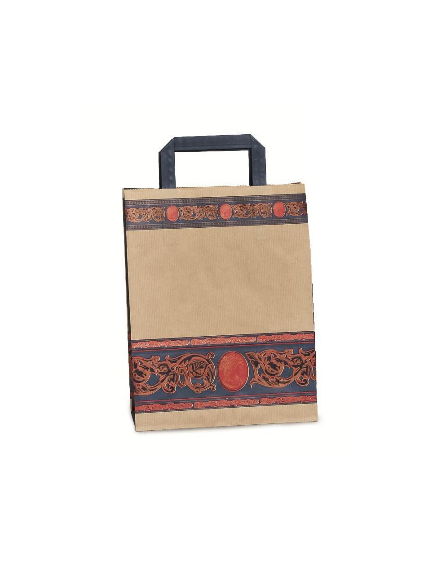 SHOPPER WITH BLUE CAMEO BAND COLOR AVANO 32+17x45 (gr.39)