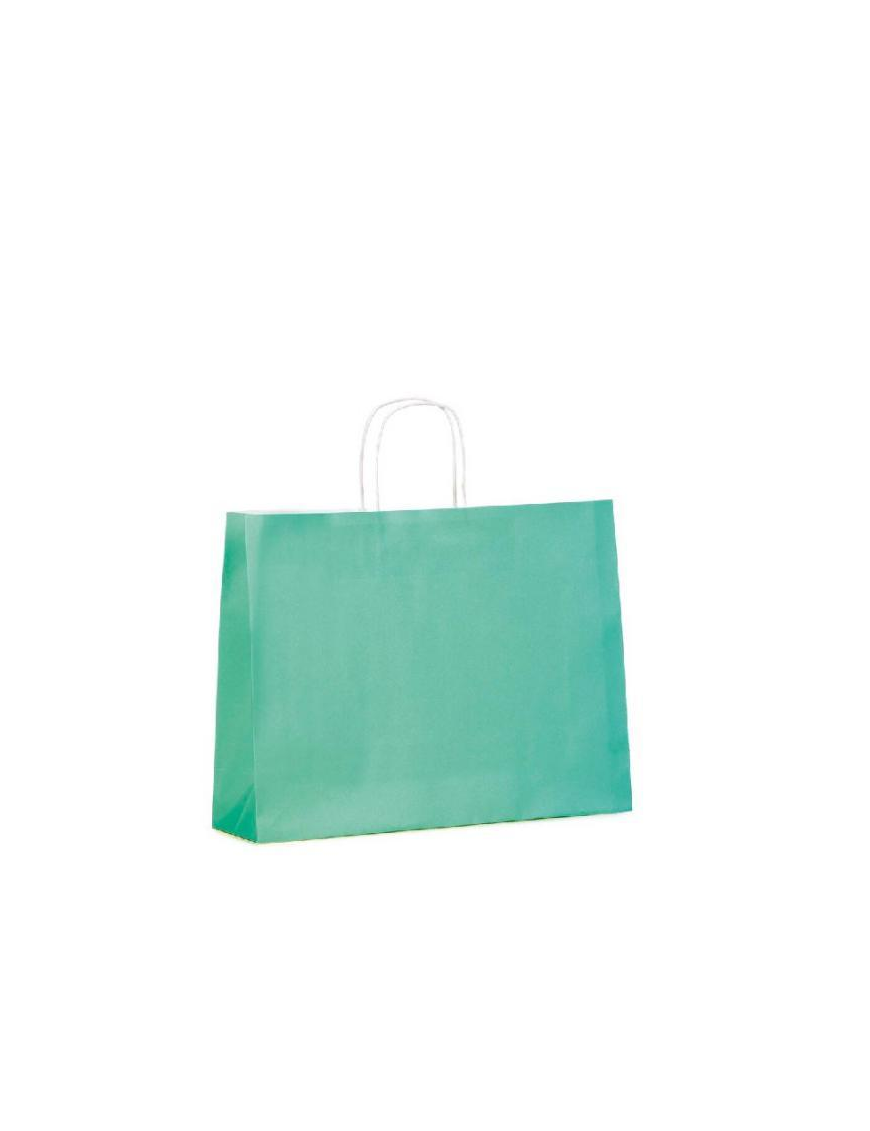 ITALY SHOPPER WATER GREEN 24+11x21