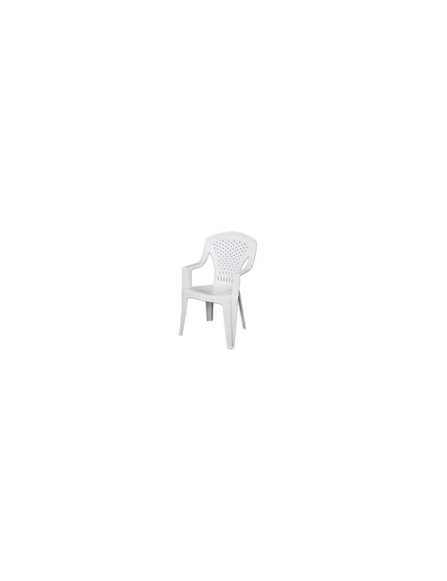 BIANCO POLTRONA CAPRI 56x58x90 CENTIMETRI