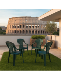 VERDE POLTRONA CAPRI 56x58x90 CENTIMETRI