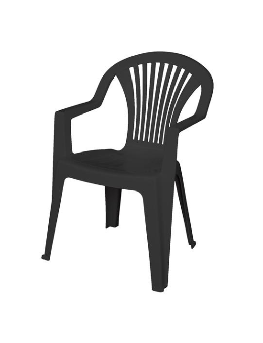 LIDO ANTHRACITE ARMCHAIR 57x58x82cm