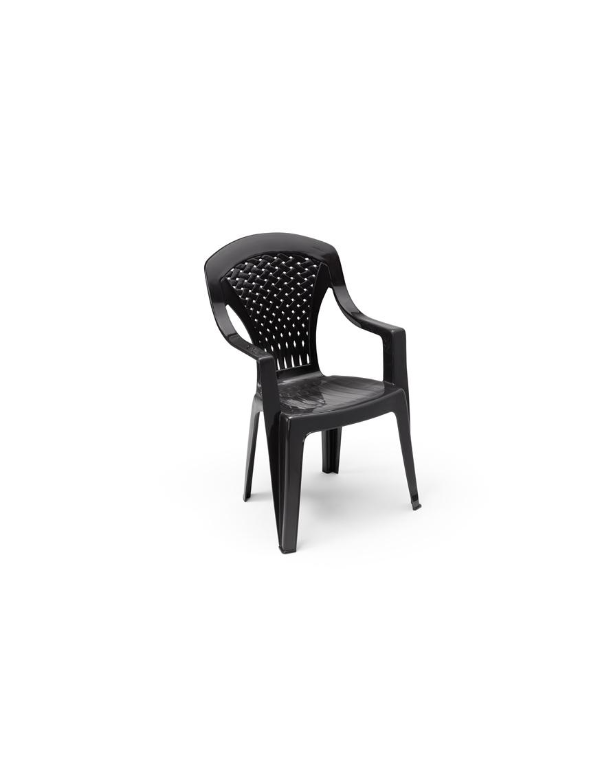 POLTRONA CAPRI ANTRACITE 56x58x90cm