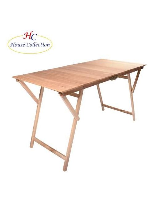 WOODEN TABLE 140x70 CENTIMETERS IN NATURAL WOOD